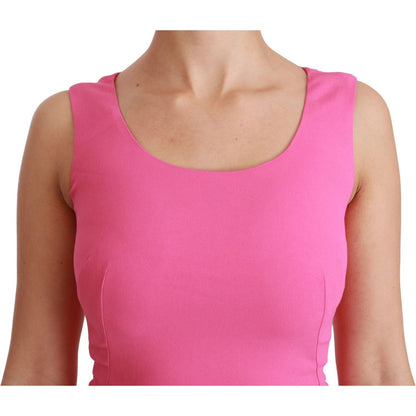 Dolce & Gabbana Pink Stretch Sheath Mini Bodycon Dress Dolce & Gabbana
