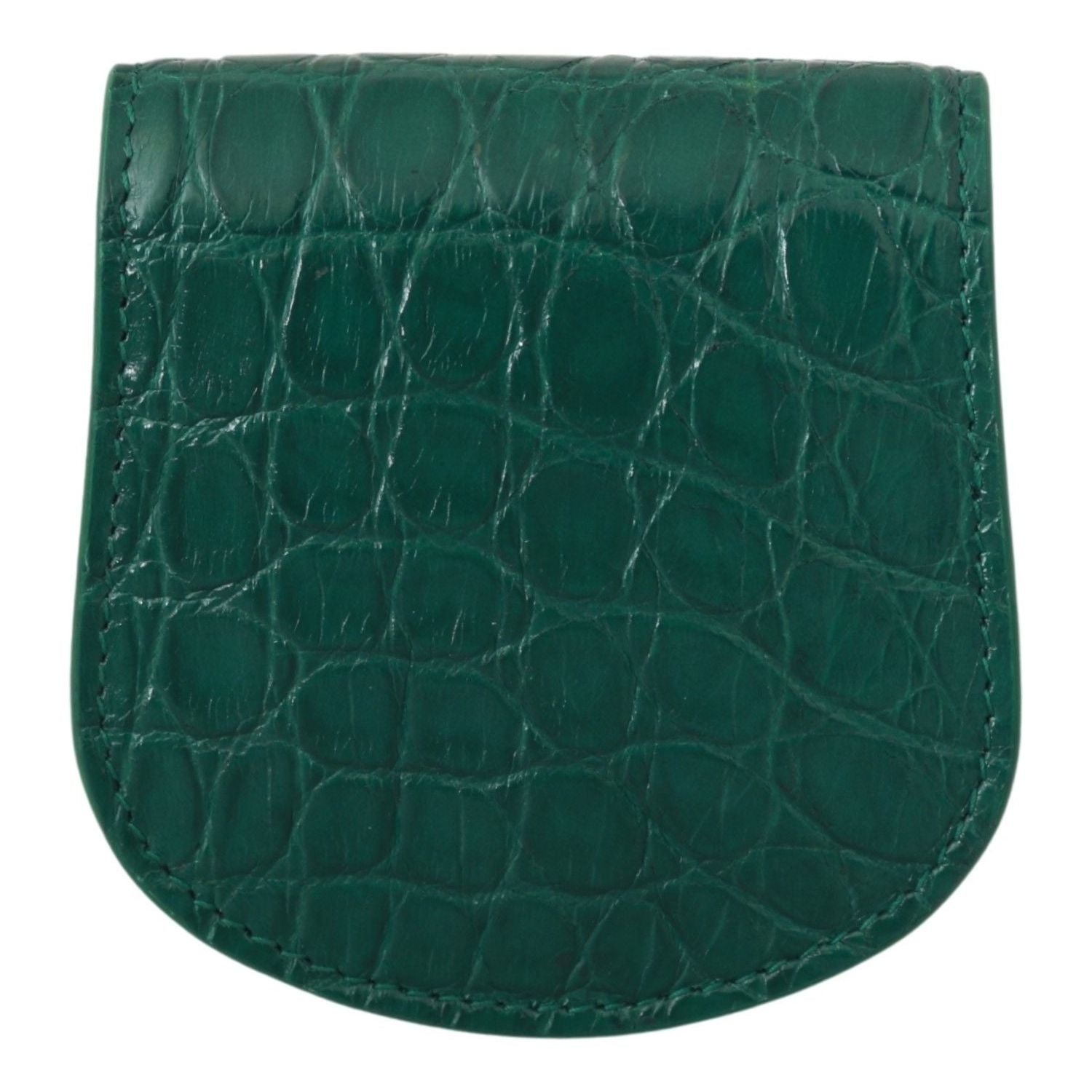 Dolce & Gabbana Green Exotic Skins Condom Case Holder Wallet