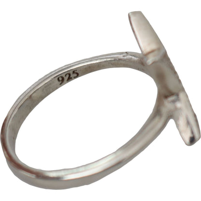 Nialaya Silver Womens Clear CZ Star 925 Ring Nialaya