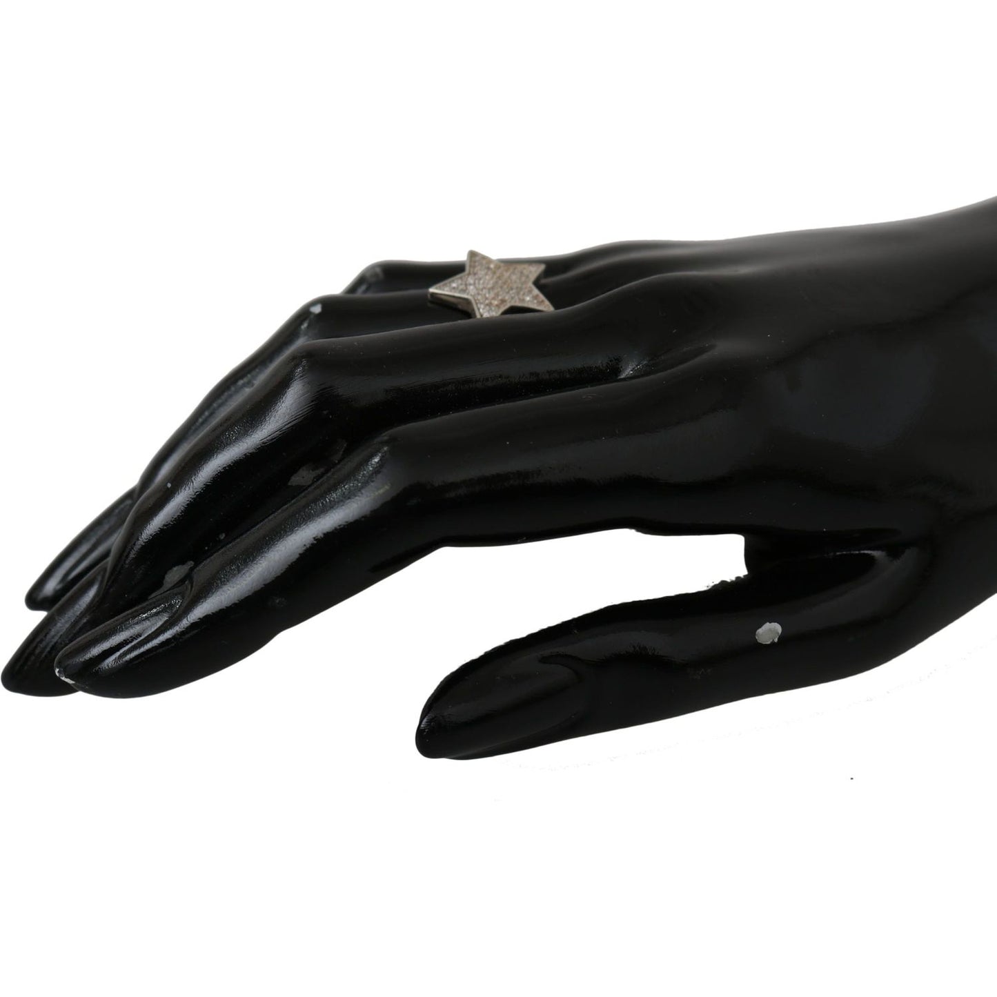 Nialaya Silver Womens Clear CZ Star 925 Ring Nialaya