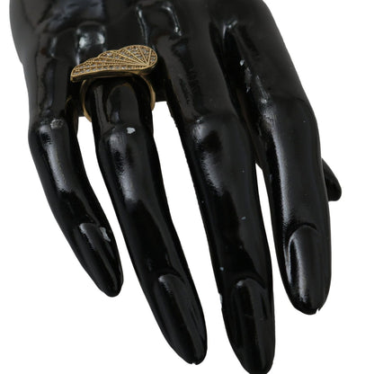 Nialaya Gold Wing Clear CZ 925 Silver Authentic Women Nialaya