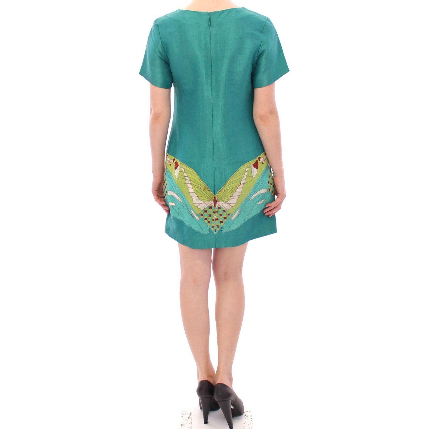 Lanre Da Silva Ajayi Green Above Knee Mini Dress Lanre Da Silva Ajayi