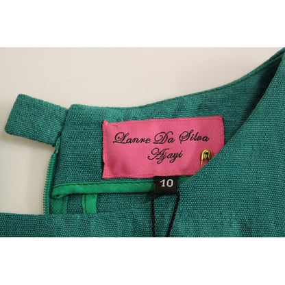 Lanre Da Silva Ajayi Green Above Knee Mini Dress Lanre Da Silva Ajayi