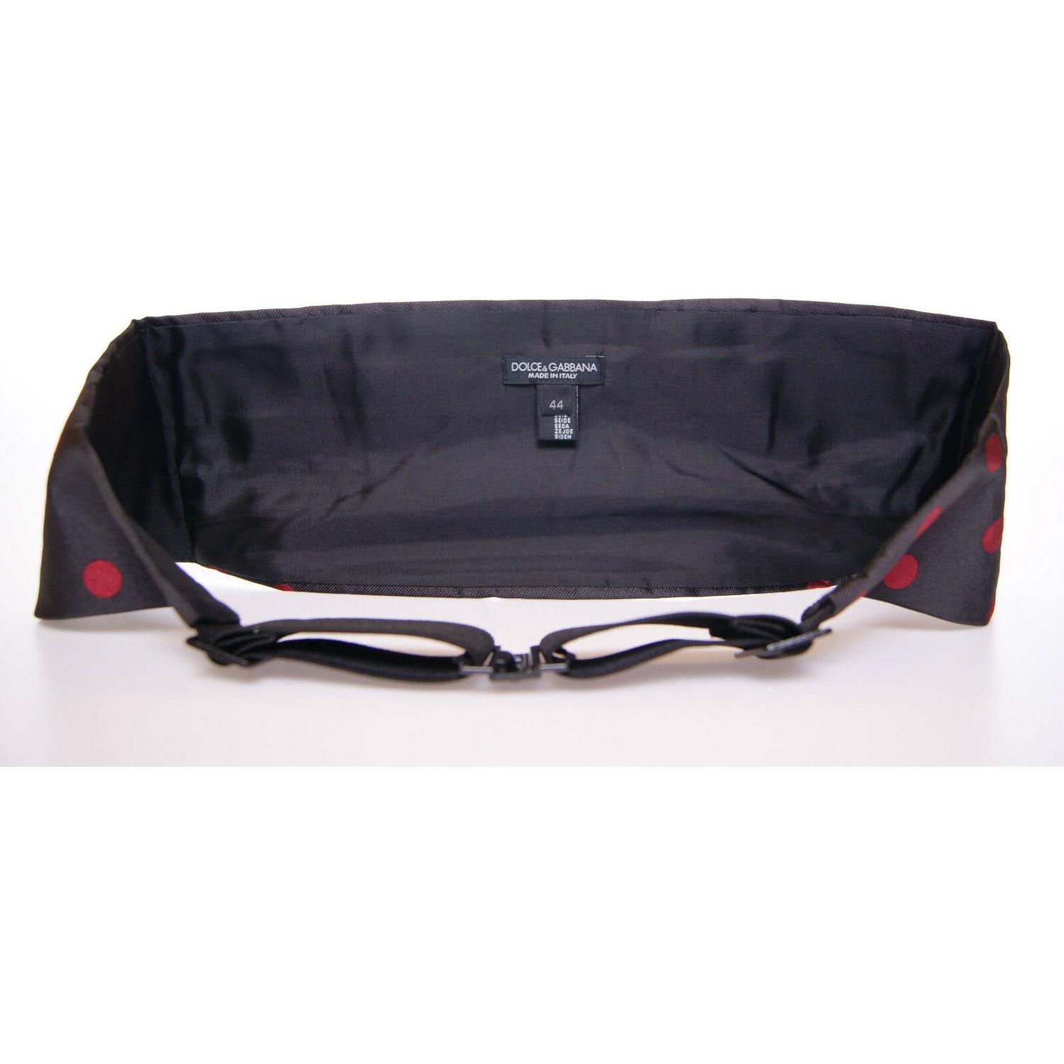 Dolce & Gabbana Black Waist Smoking Tuxedo Cummerbund Belt