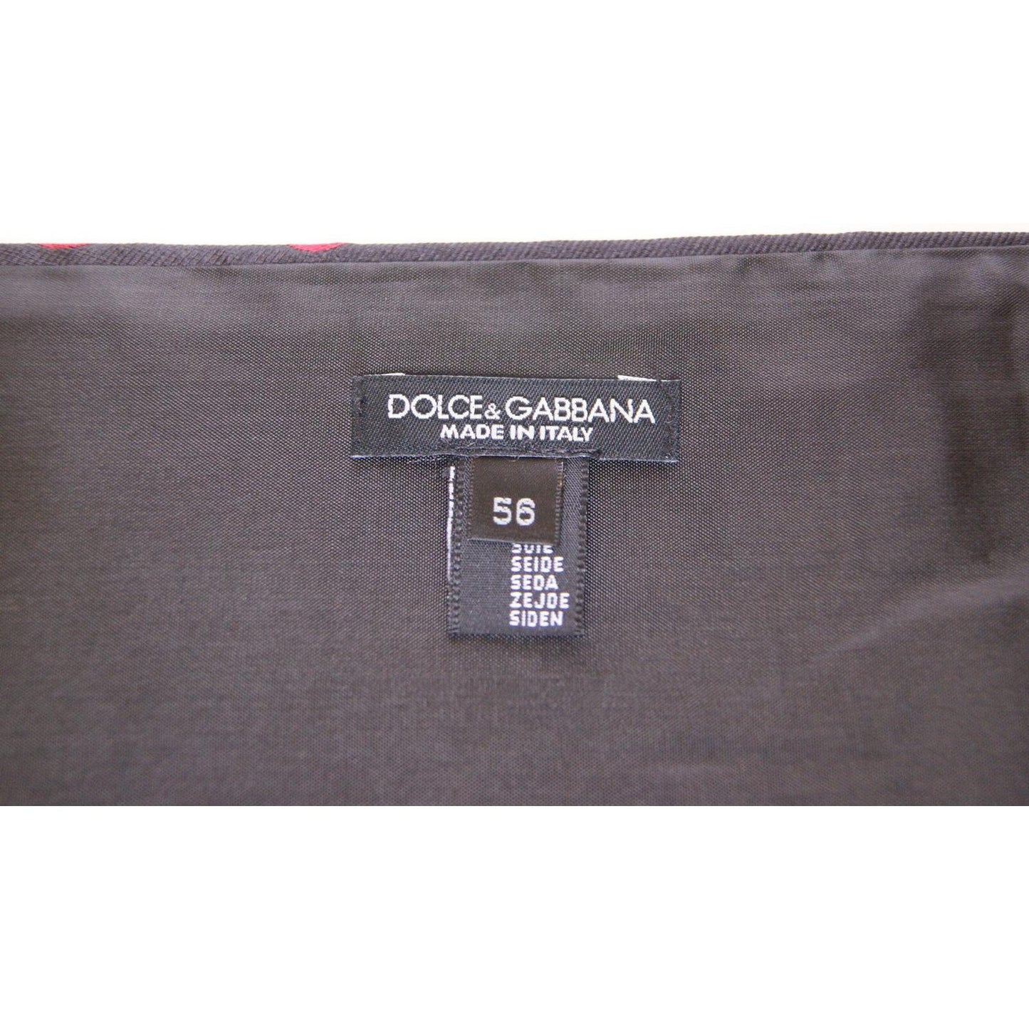 Dolce & Gabbana Black Waist Smoking Tuxedo Cummerbund Belt Dolce & Gabbana