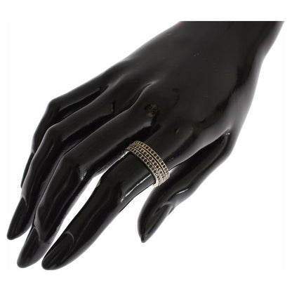 Nialaya Black CZ 925 Sterling Silver Womens Ring Nialaya