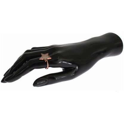 Nialaya Womens Clear CZ Star 925 Silver Ring Nialaya