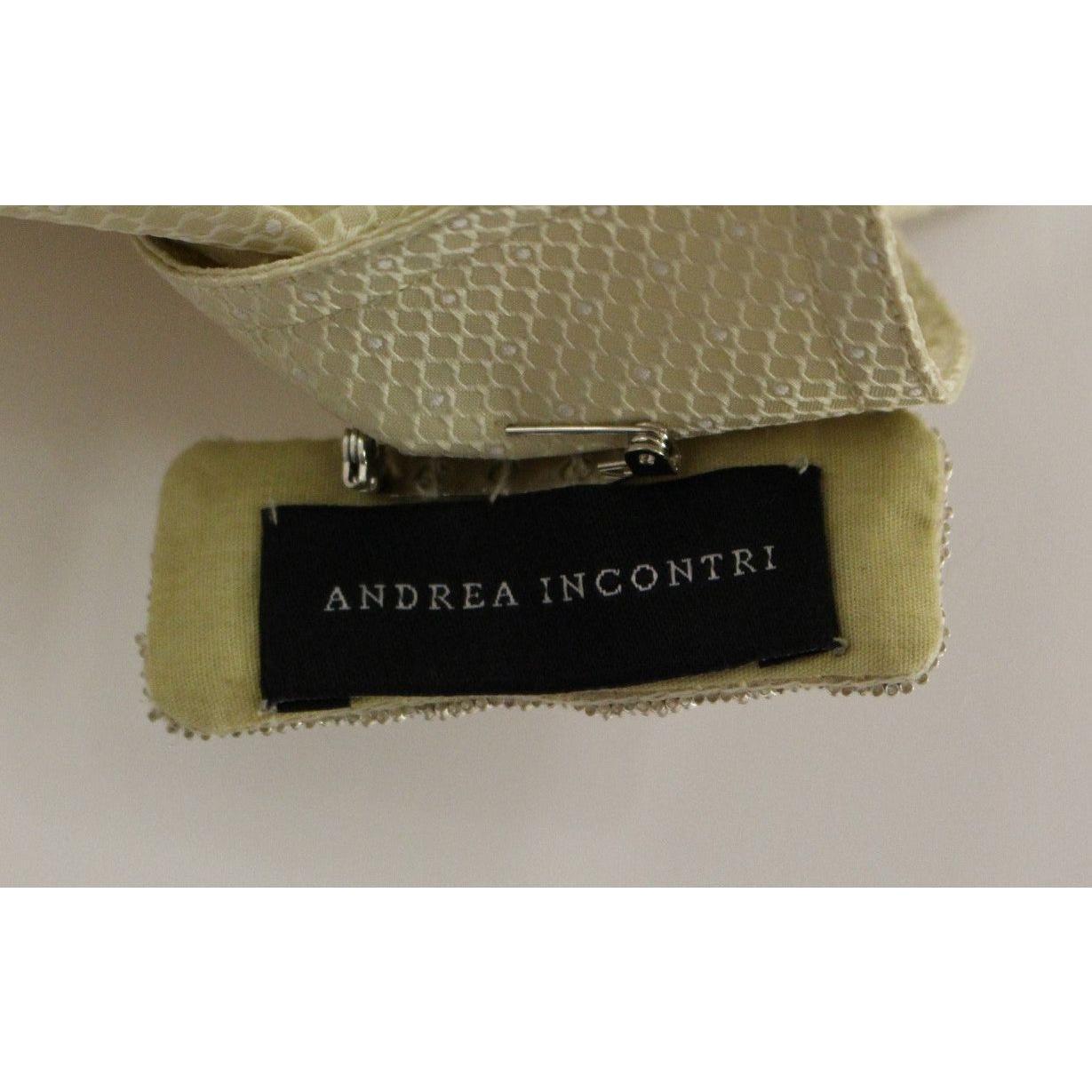 Andrea Incontri Beige Sleeveless Blouse Top