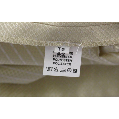 Andrea Incontri Beige Sleeveless Shift Mini Dress Andrea Incontri