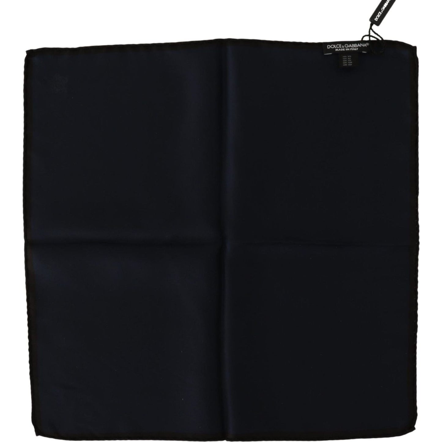 Dolce & Gabbana Black Square Handkerchief 100% Silk Scarf 1728,67345645728,Accessories,Black,Dolce & Gabbana,Handkerchief - Men - Accessories,Material: 100% Silk,Men,Men - Accessories,New with tags,Scarves - Accessories,Scarves - Scarves - Accessories