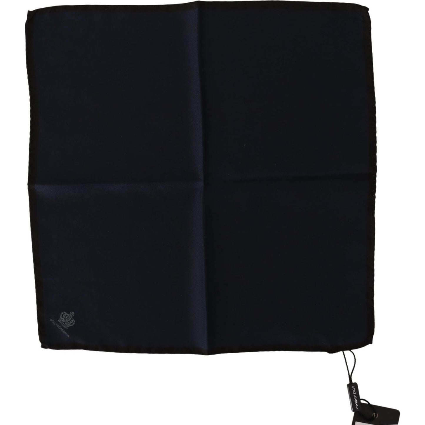 Dolce & Gabbana Black Square Handkerchief 100% Silk Scarf 1728,67345645728,Accessories,Black,Dolce & Gabbana,Handkerchief - Men - Accessories,Material: 100% Silk,Men,Men - Accessories,New with tags,Scarves - Accessories,Scarves - Scarves - Accessories