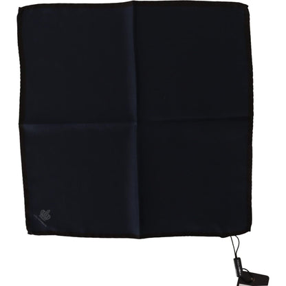 Dolce & Gabbana Black Square Handkerchief 100% Silk Scarf 1728,67345645728,Accessories,Black,Dolce & Gabbana,Handkerchief - Men - Accessories,Material: 100% Silk,Men,Men - Accessories,New with tags,Scarves - Accessories,Scarves - Scarves - Accessories