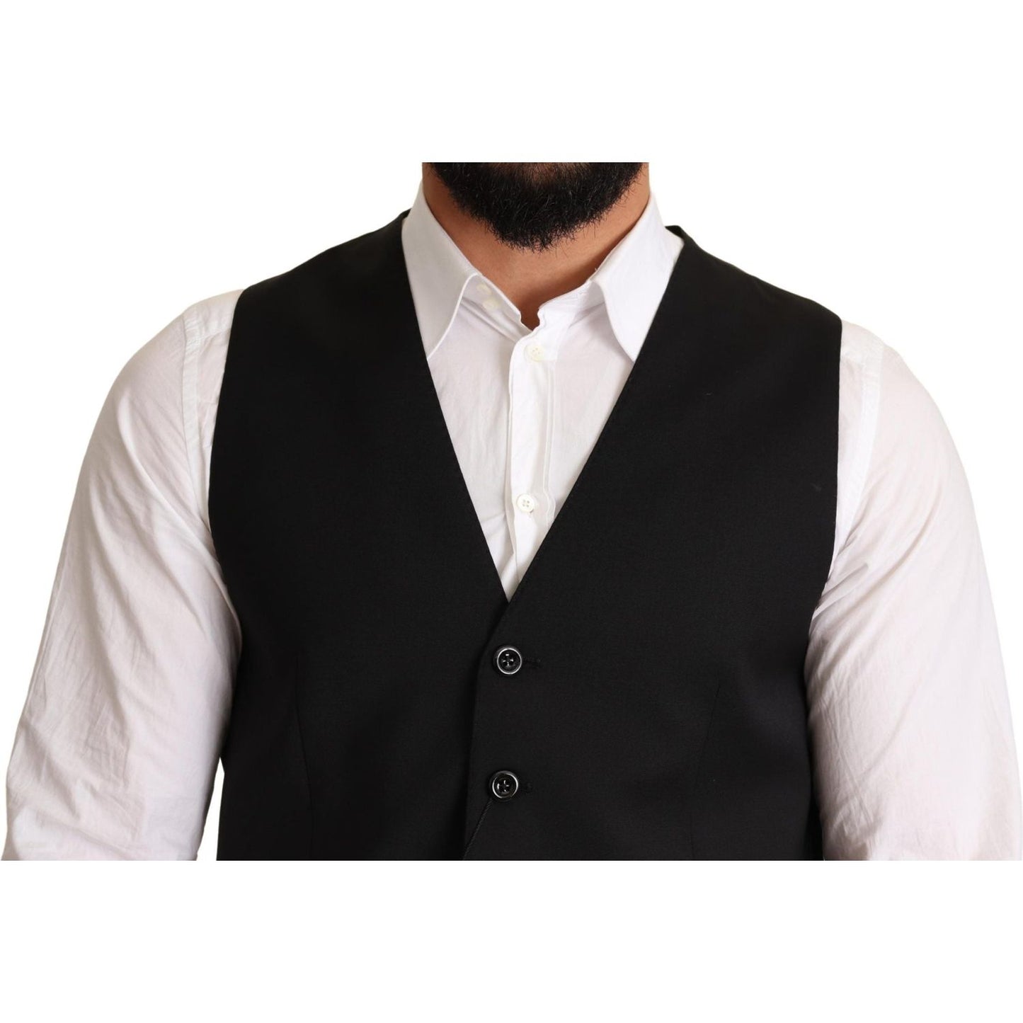 Dolce & Gabbana Black Formal dress Vest