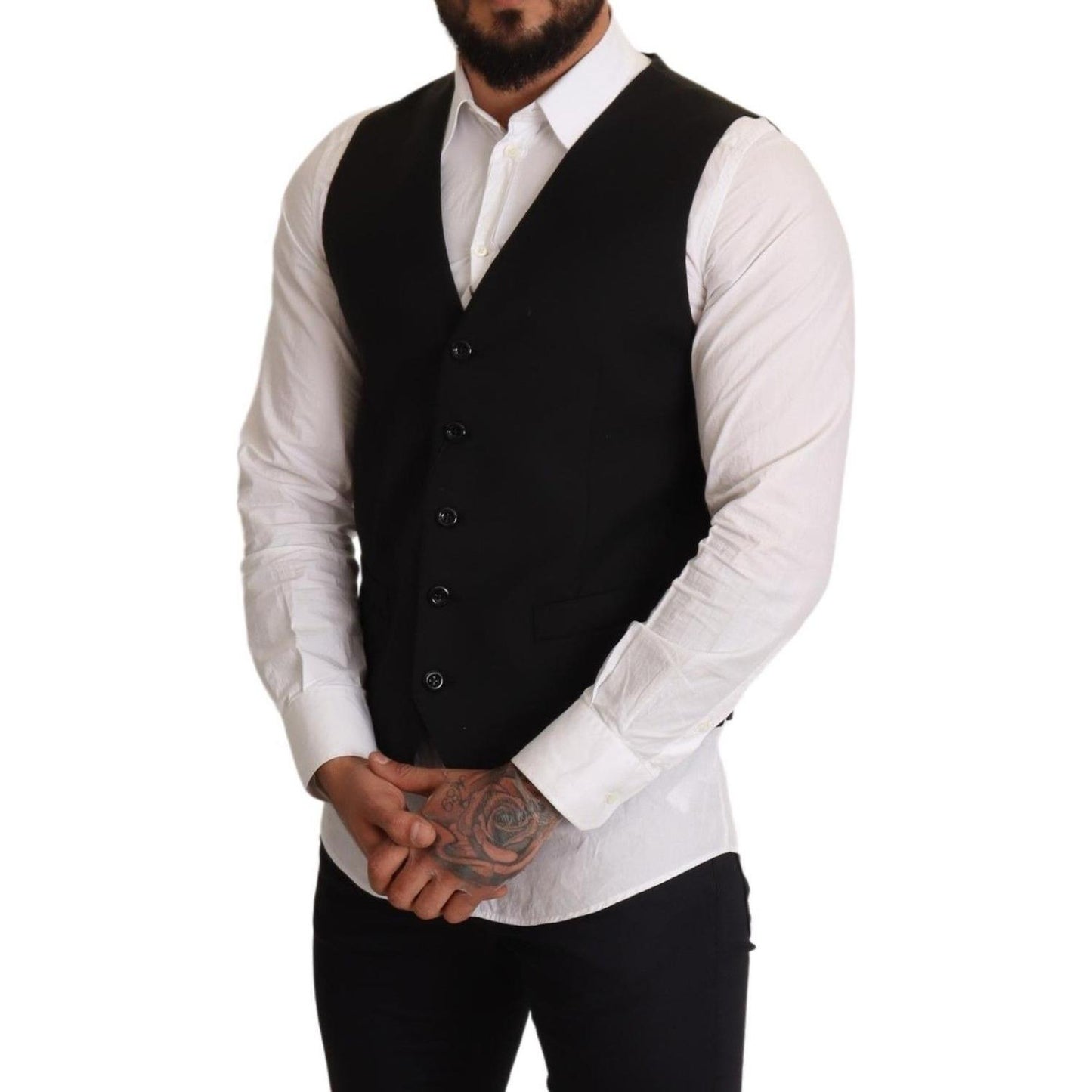 Dolce & Gabbana Black Formal dress Vest