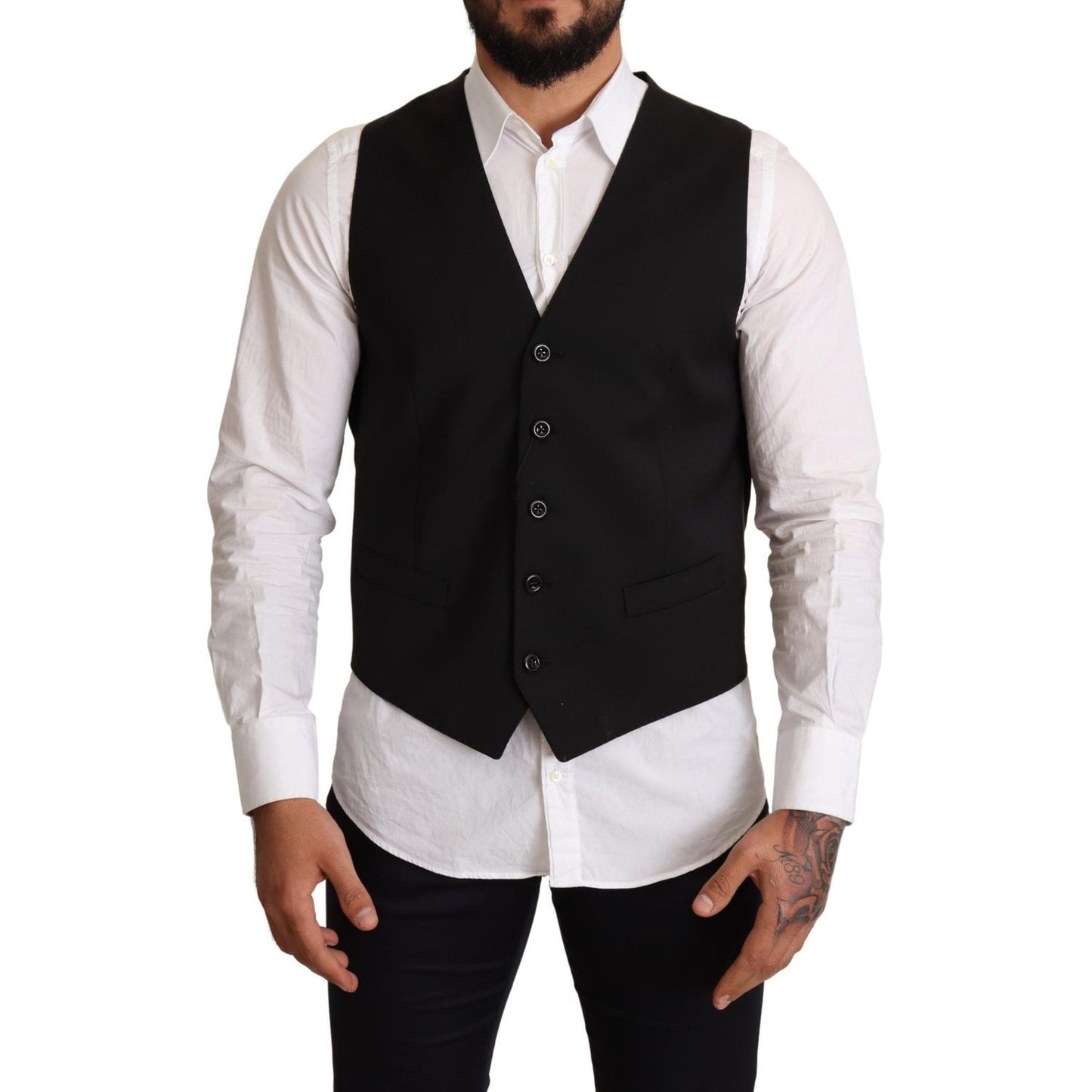Dolce & Gabbana Black Formal dress Vest