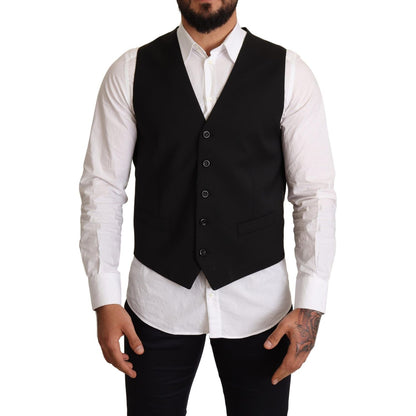 Dolce & Gabbana Black Formal dress Vest