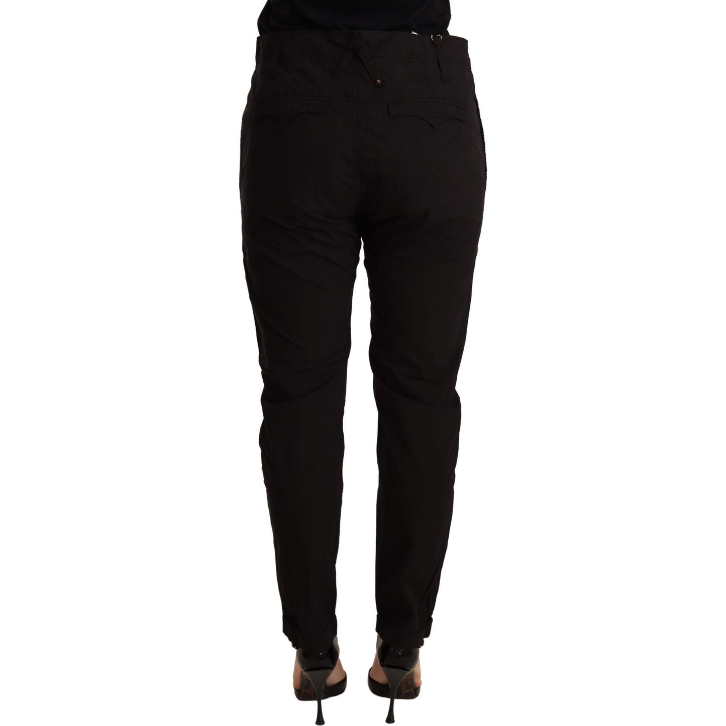 CYCLE Black Mid Waist BAGGY Fit Skinny Trouser CYCLE