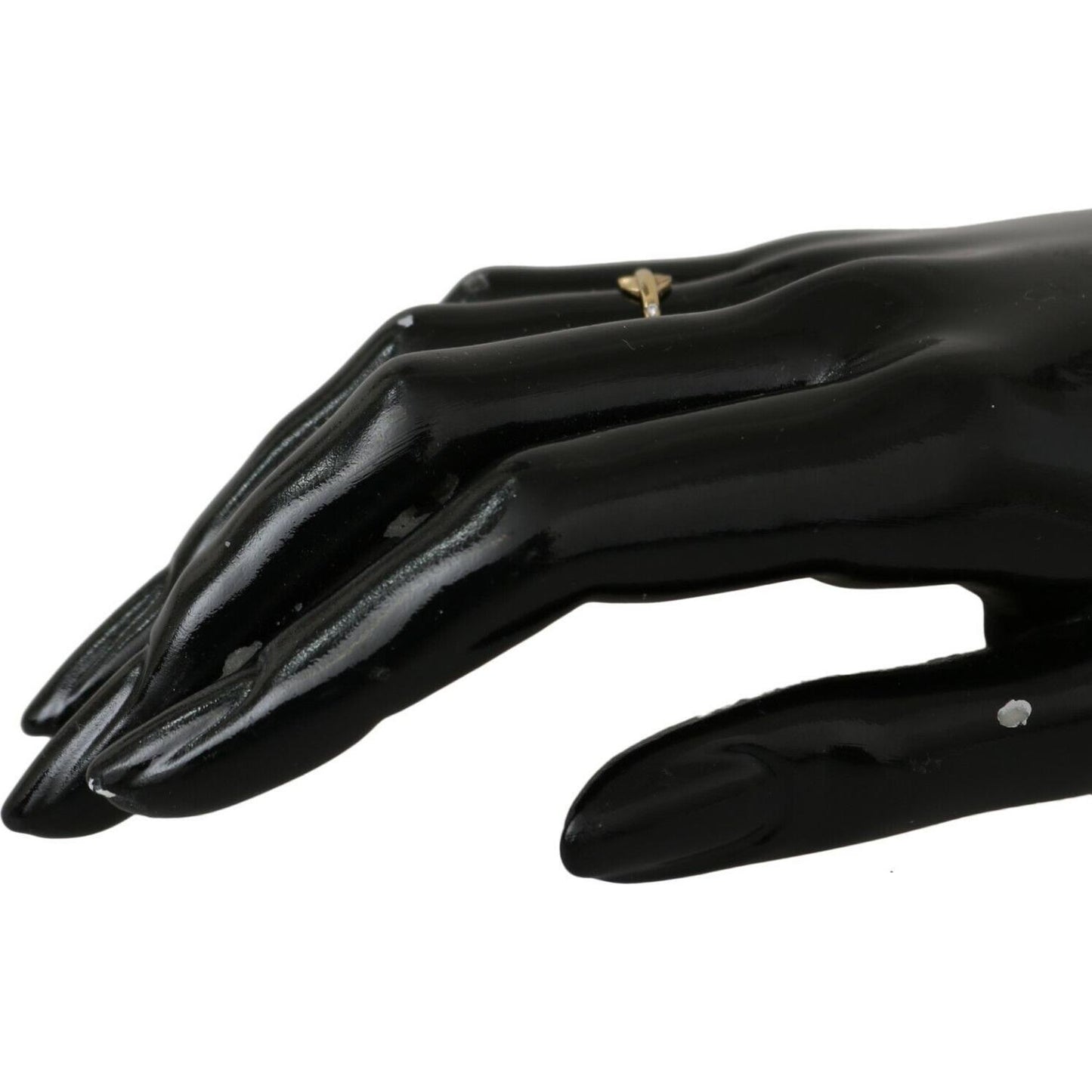 Nialaya Gold Feather Clear CZ 925 Silver Women Nialaya