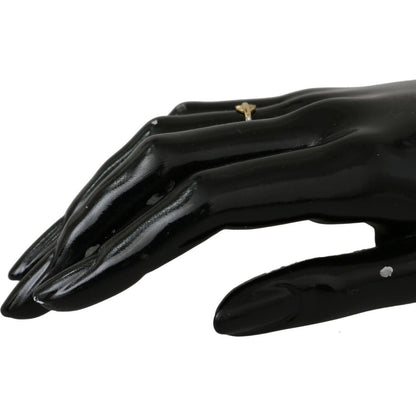 Nialaya Gold Feather Clear CZ 925 Silver Women Nialaya