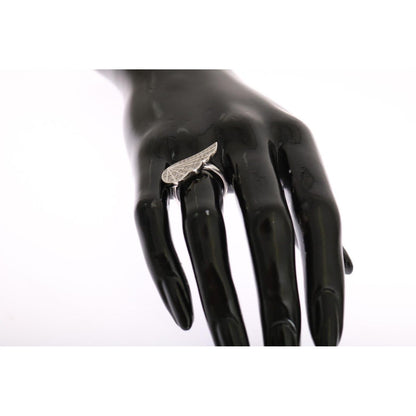 Nialaya Silver Womens Wing Clear CZ 925 Silver Ring 1728,5,67345645728,Accessories,Category - Jewellery,CZ Crystals,EU51 | US5,EU53 | US6,Jewellery - Accessories,Jewelry,Material: B925 Sterling Silver,Men,New with tags,Nialaya,Rings - Jewellery - Accessor