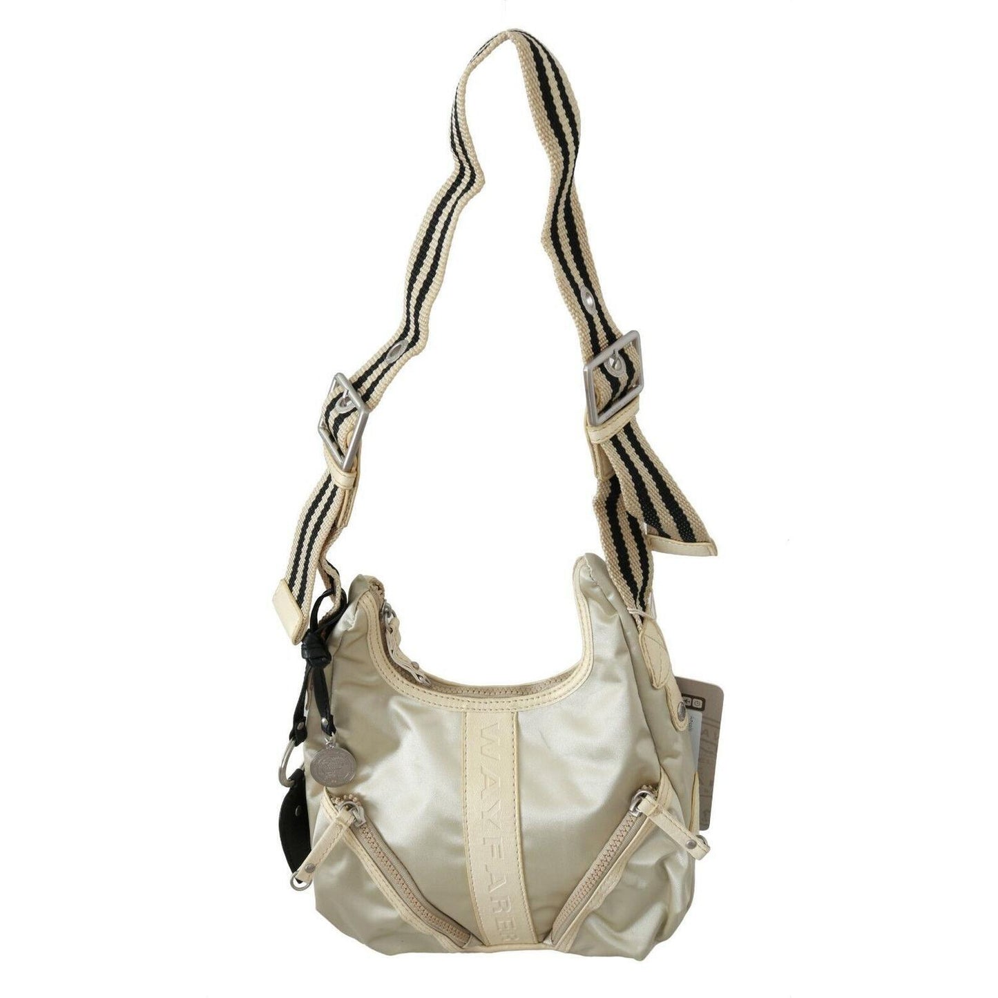 WAYFARER White Shoulder Crossbody Sling Fabric Purse WAYFARER