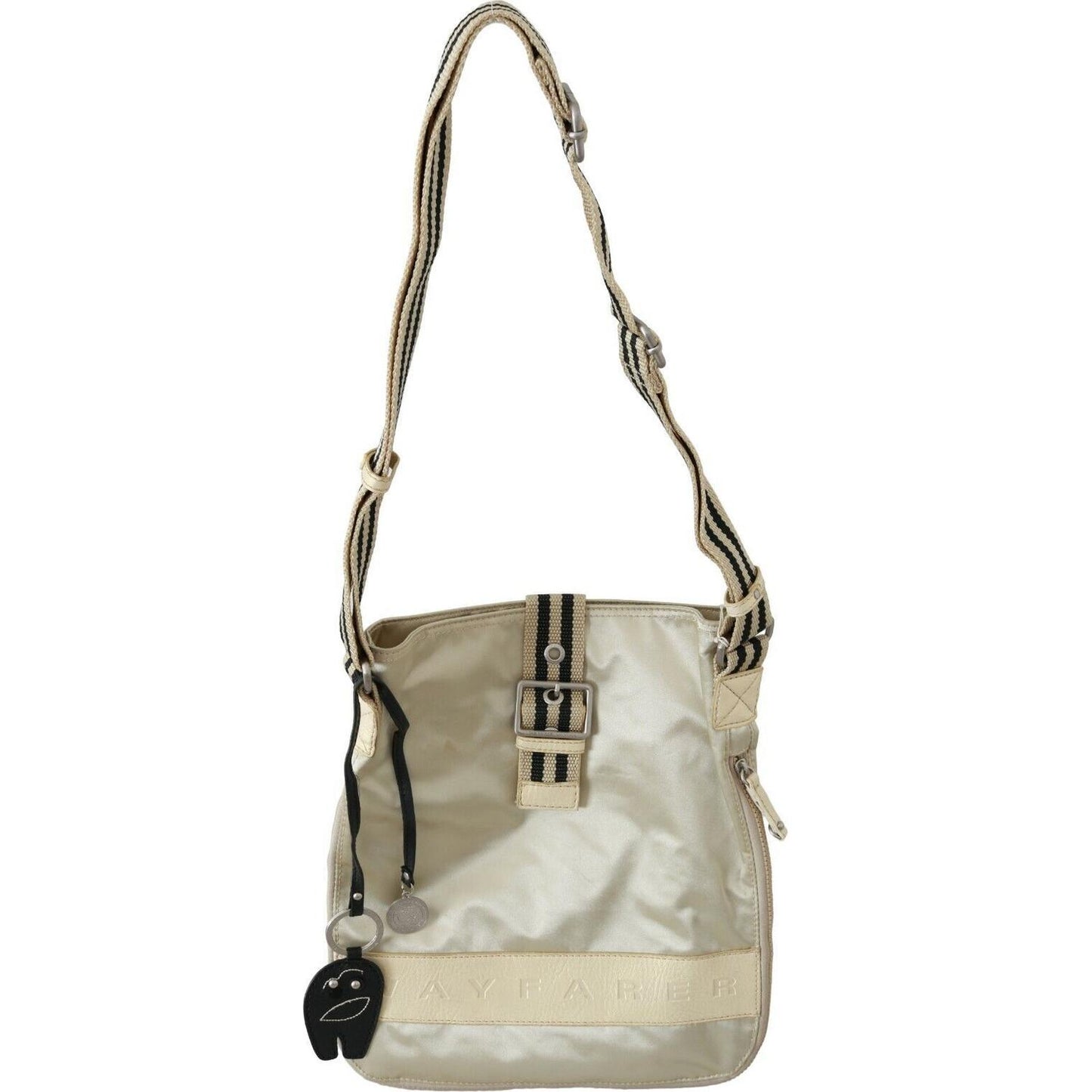 WAYFARER Beige Handbag Shoulder Tote Fabric Purse WAYFARER