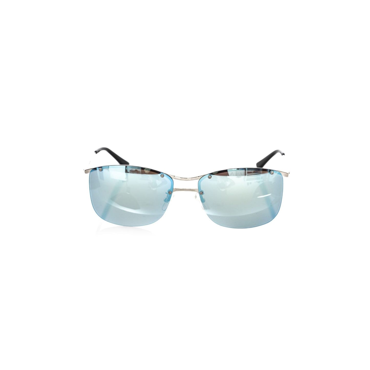 Frankie Morello Silver Metallic Men Sunglasses 1728,67345744032,Accessories,Frankie Morello,Glasses and Sunglasses - Accessories,Men,New with tags,Silver,Sunglasses,Sunglasses - Glasses and Sunglasses - Accessories,Sunglasses for Men - Sunglasses