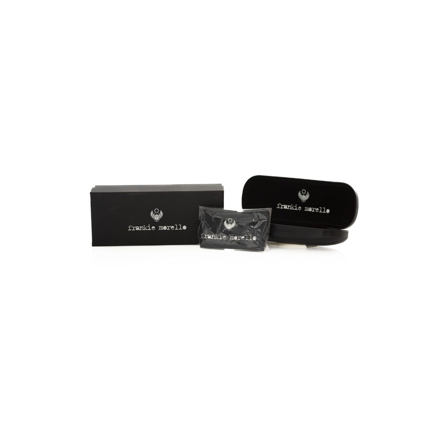 Frankie Morello Brown Metallic Fibre Men Sunglass