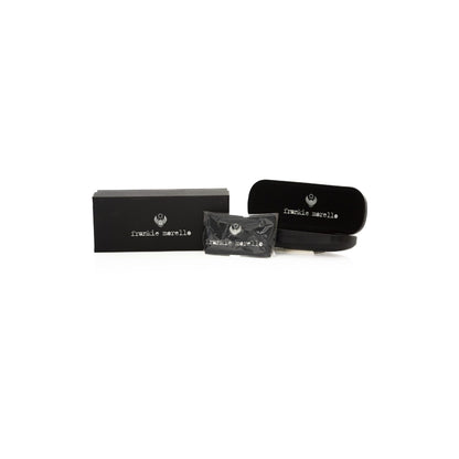 Frankie Morello Brown Metallic Fibre Men Sunglass