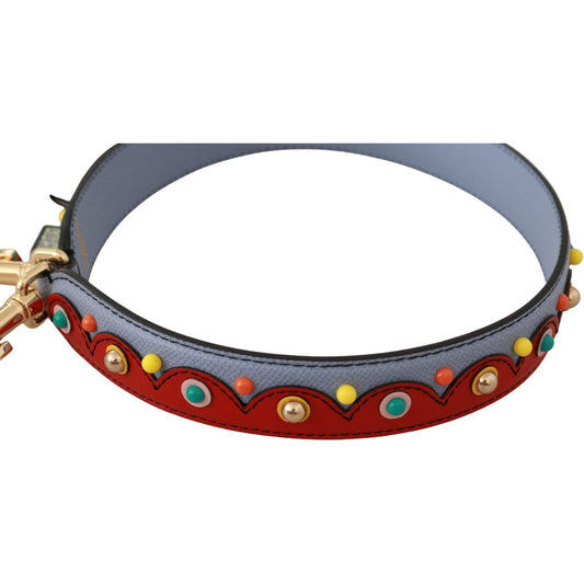 Dolce & Gabbana Blue Handbag Accessory Leather Shoulder Strap DO1621544