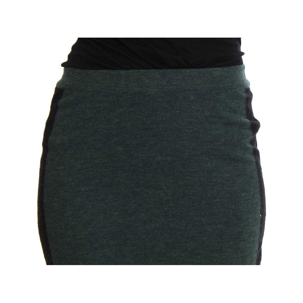MILA SCHÖN Green Wool Blend Pencil Skirt MILA SCHÖN