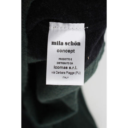MILA SCHÖN Green Wool Blend Pencil Skirt MILA SCHÖN