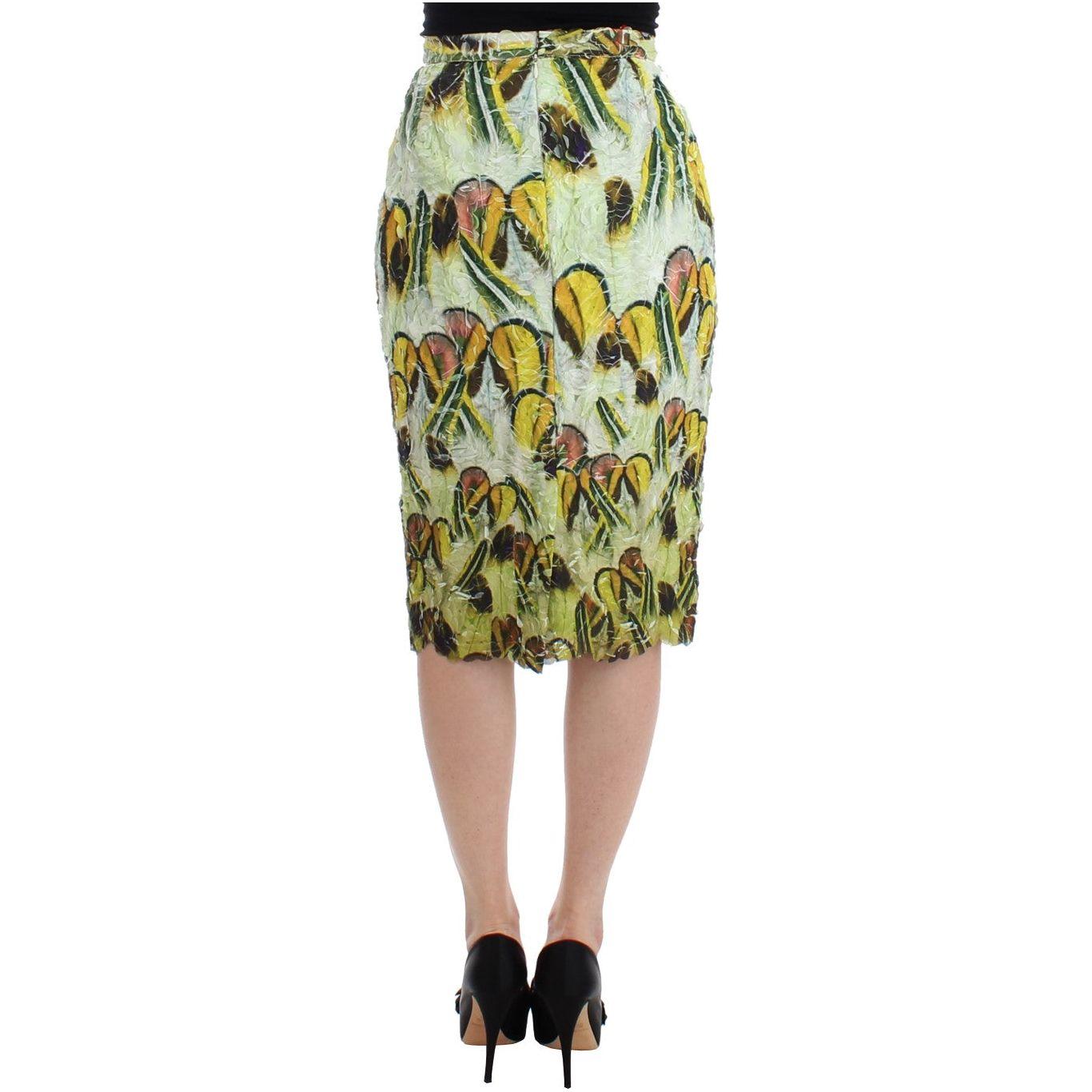 Lanre Da Silva Ajayi Multicolor Organza Pencil Skirt Lanre Da Silva Ajayi