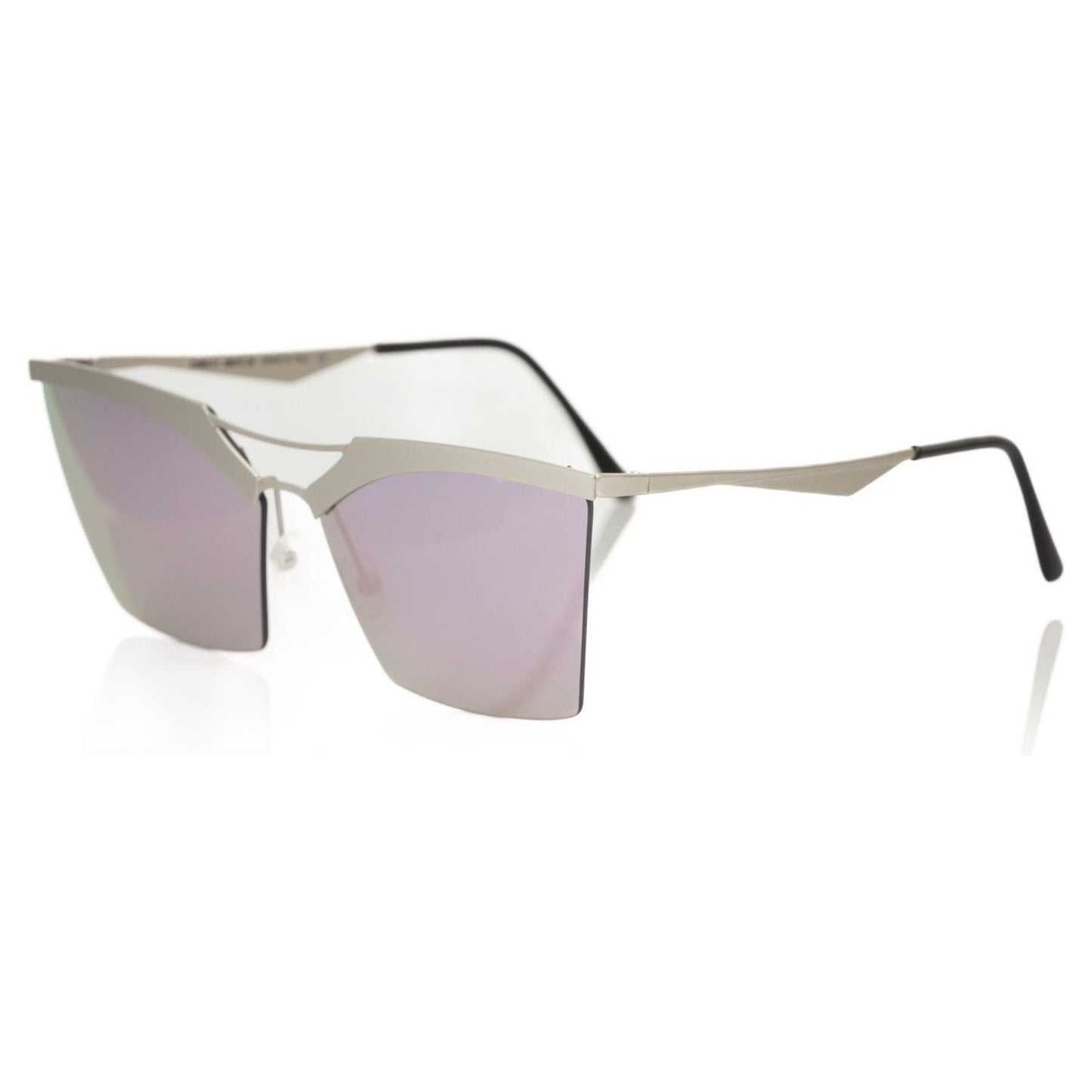 Frankie Morello Silver Metallic Women Sunglasses Frankie Morello