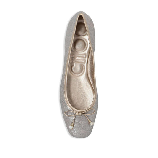 Jimmy Choo Elme Flat with Pearl embellishment ELMEFLATIGQMACARON-P25