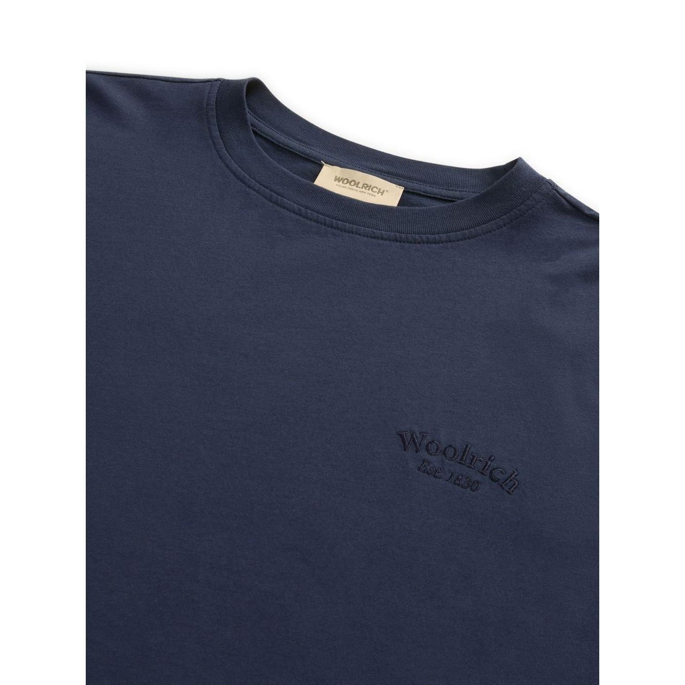 Woolrich Pure Pima Cotton T-Shirt with Logo CFWWTE0101FRUT38553989-P25