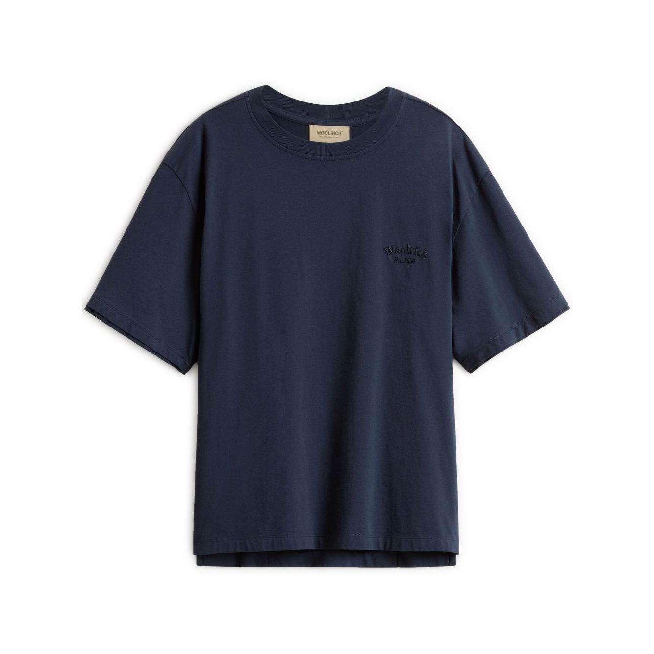 Woolrich Pure Pima Cotton T-Shirt with Logo CFWWTE0101FRUT38553989-P25