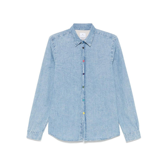 PS By Paul Smith Shirts Clear Blue