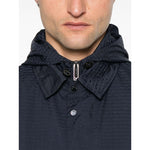 Emporio Armani Blouson with internal nylon bib jacquard all-over lettering EM001003AF15384UB118-P25