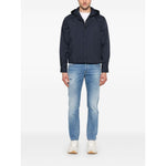 Emporio Armani Blouson with internal nylon bib jacquard all-over lettering EM001003AF15384UB118-P25