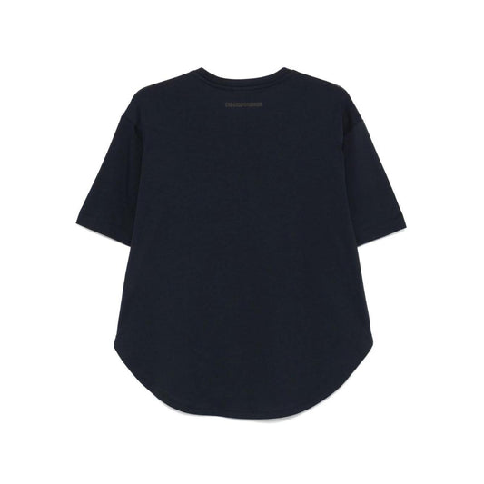 Emporio Armani logo embroidered T-shirt EW001132AF13318UB115-P25