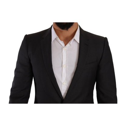 Dolce & Gabbana Black MARTINI Single Breasted 2 Piece Suit