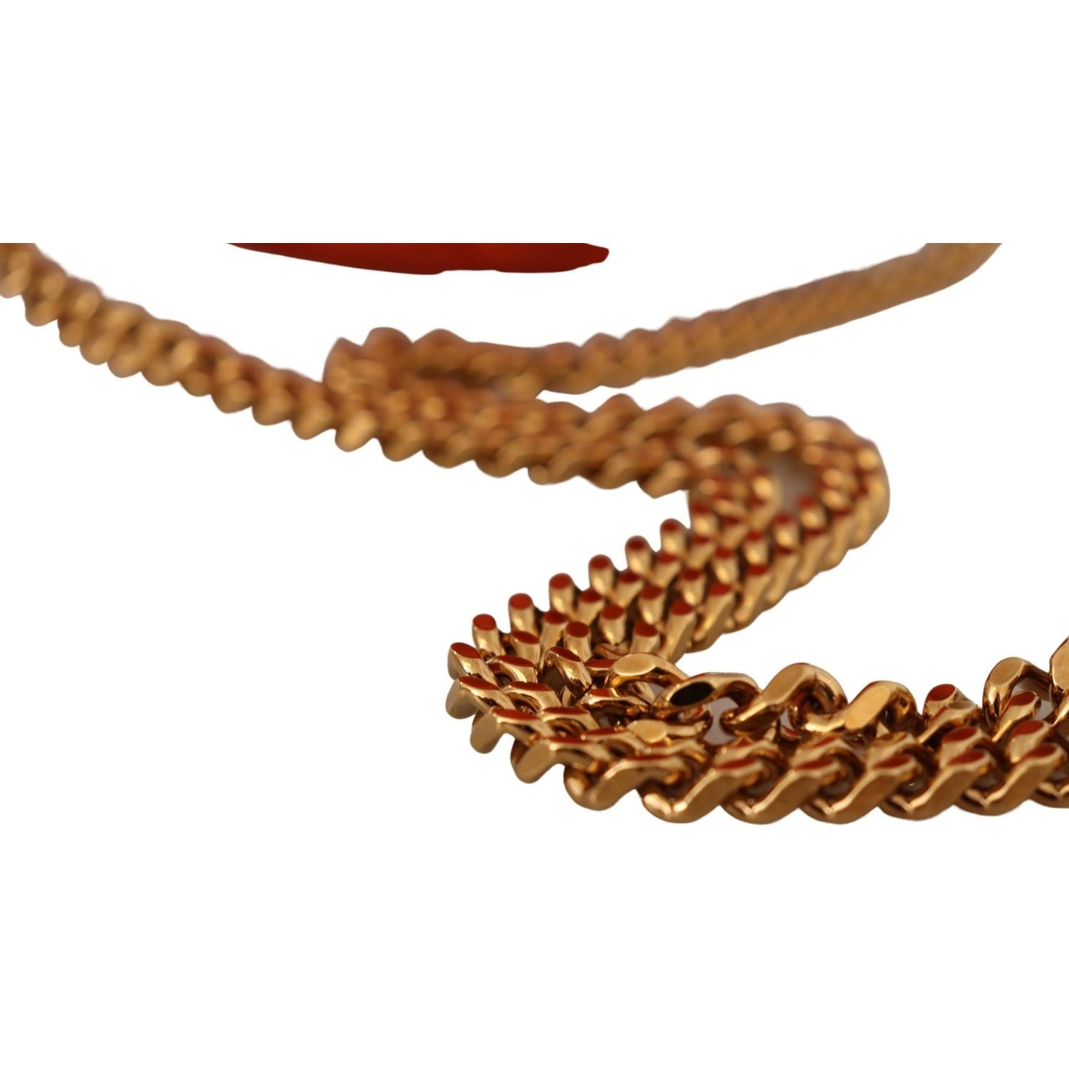 Versace Red Nappa Leather Medusa Round Crossbody Bag