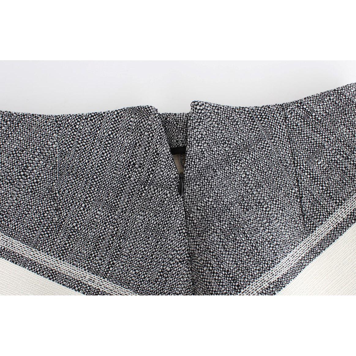 Sachin & Babi Gray Black Liza Leather Straight Pencil Sachin & Babi