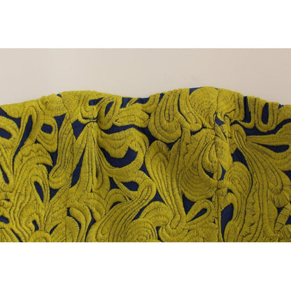 Sachin & Babi Blue Yellow Strapless Bubble Mini Shift Dress Sachin & Babi