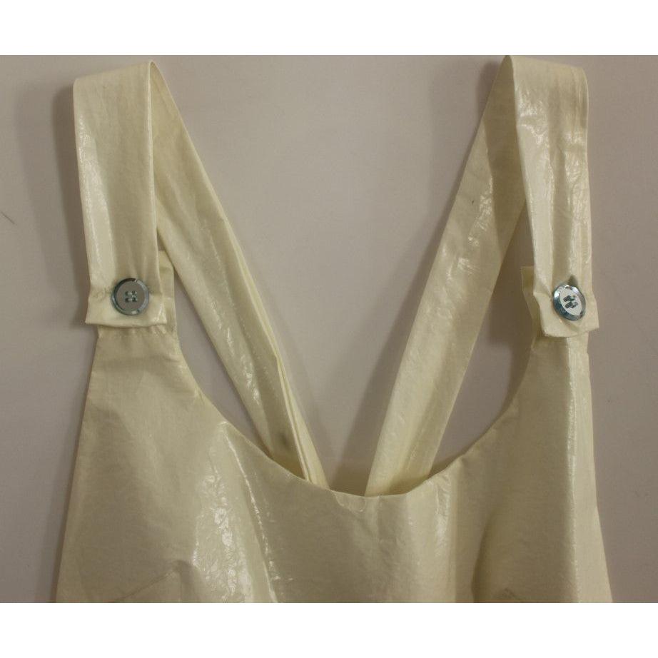 Licia Florio White Halterneck Knee Length Tea Dress Licia Florio