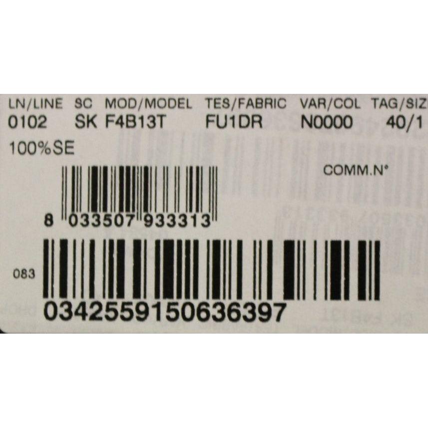 Dolce & Gabbana Black Silk Transparent Above Knees Skirt Dolce & Gabbana