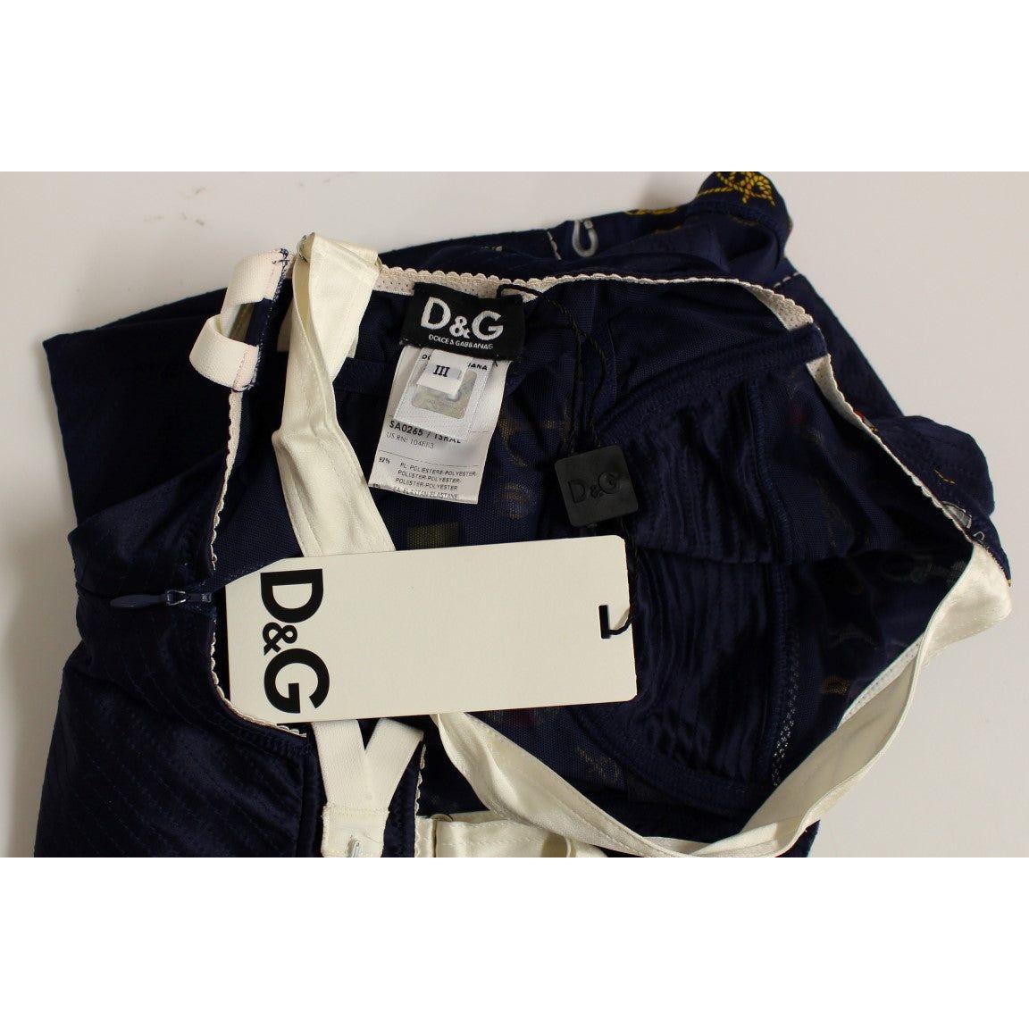 Dolce & Gabbana Blue Sailor Motive Tank Top 1728,67345645728,8% Elastane,Blue,Clothing,Dolce & Gabbana,IT1 | XS,Material: 92% Polyester,New with tags,T-Shirts - Clothing,Tank Tops - T-Shirts - Clothing,Tops & T-Shirts - Women - Clothing,Women,Women - Clot