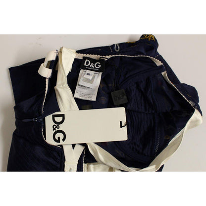 Dolce & Gabbana Blue Sailor Motive Tank Top 1728,67345645728,8% Elastane,Blue,Clothing,Dolce & Gabbana,IT1 | XS,Material: 92% Polyester,New with tags,T-Shirts - Clothing,Tank Tops - T-Shirts - Clothing,Tops & T-Shirts - Women - Clothing,Women,Women - Clot