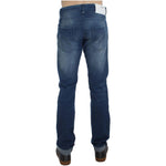 Acht Blue Wash Denim Cotton Stretch Slim Fit Jeans SIG30471-1